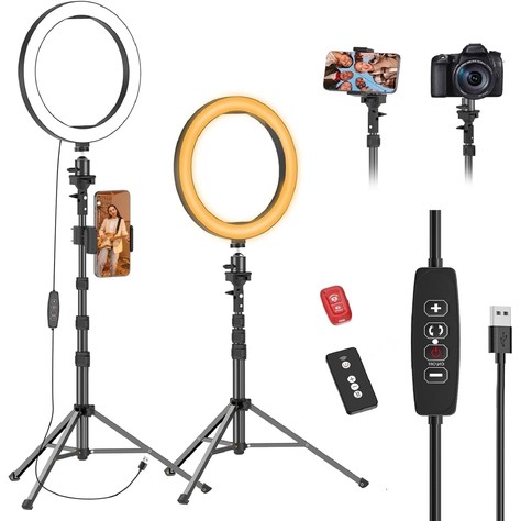 EMART 10-inch ring light with tripod