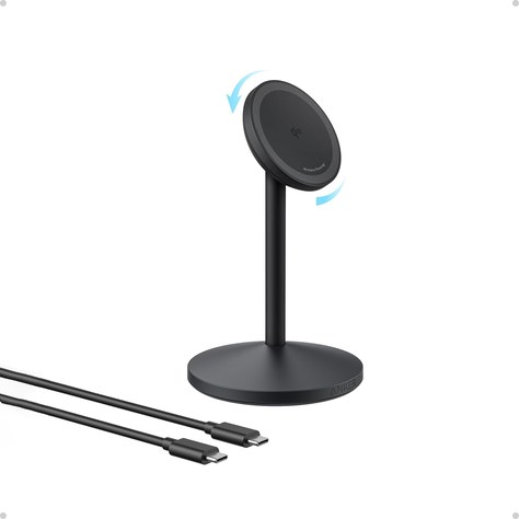 Anker MagGo Qi2 360° Wireless Charger Stand