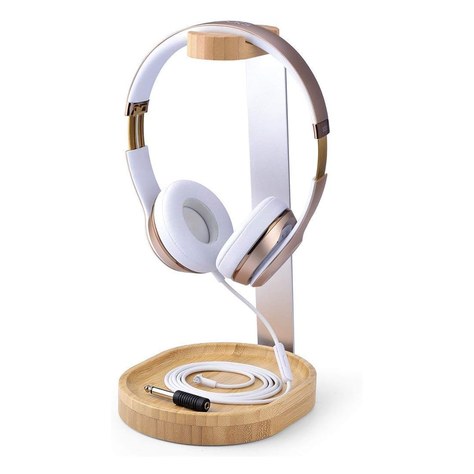 Avantree TR902 Bamboo and Aluminum Headphone Stand