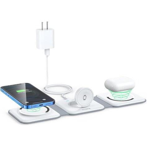 RTOPS Foldable 3-in-1 Magnetic Charger